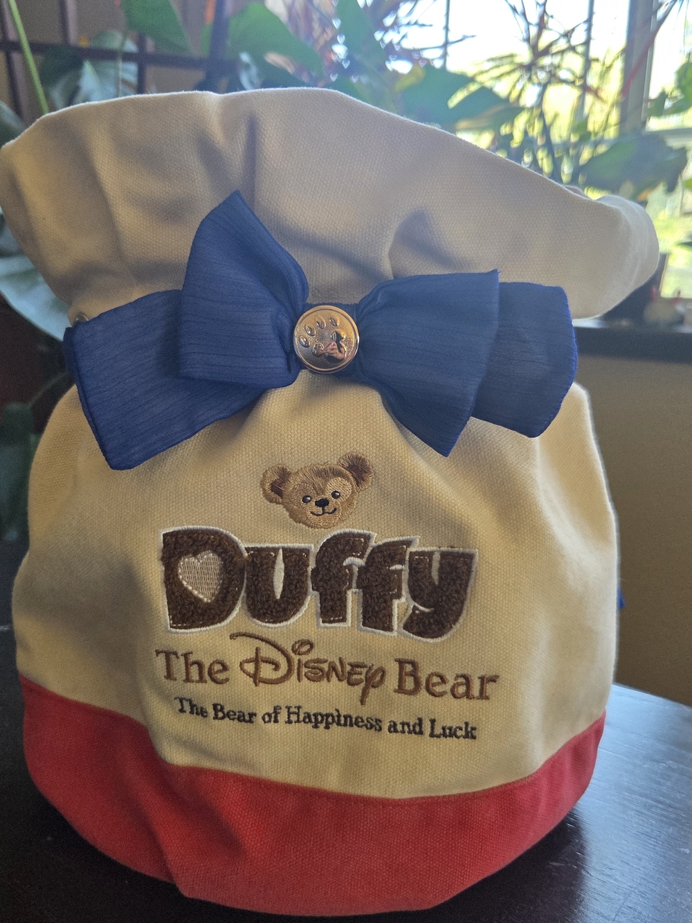 Tokyo Disney Resort SEA Duffy Duffel Bag The Disney Bear (Japan RARE)